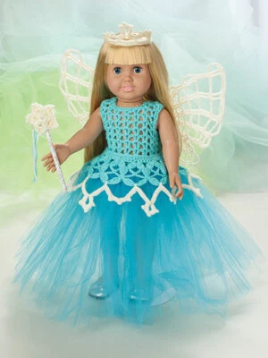 Special Occasion Fashions: Crochet Patterns for 18" Dolls: princess, bride, more - Image 1 of 4