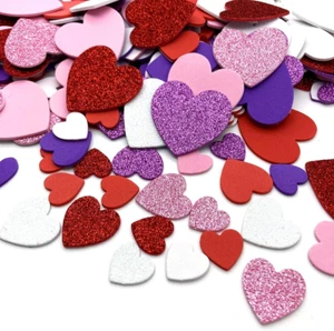 360Pcs Heart Stickers Self Adhesive Foam Hearts with 3 Sizes Heart Shaped Decals - Picture 1 of 12