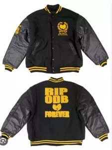 Wu-Tang Clan x ALIFE RIP ODB Forever Wu Wear Mens 2014 Varsity Leather Jacket 3X - Picture 1 of 5