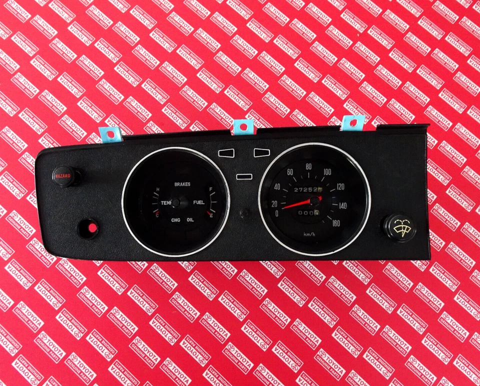 Conjunto de medidores 1970 1971 1972 1973 1974 Toyota Corolla KE20 KE25 KE26 TE21 TE27 TE28 - Imagem 1 de 4