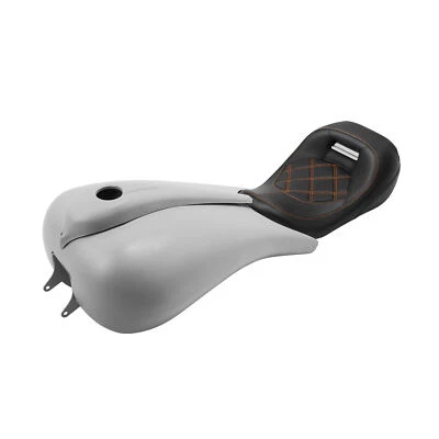 Asiento de conductor solo y tanque de gasolina estirado apto para Harley Road King Glide 08-24 Foto 1 de 4