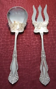 RALEIGH aka NEWTON 1899 Salad Serving Set Silverplate No Monograms            bu - Picture 1 of 5