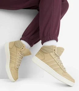 Adidas Hoops 2.0 Mid Damen GZ8039 Gr. 362/3 | Warme beige Winter Sneaker - Bild 1 von 7
