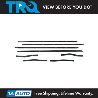 TRQ Door Window Belt Weatherstrip Kit Fits 1964-1966 Ford Mustang Foto 1 de 4
