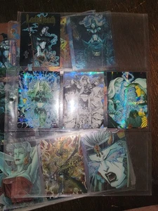1997 Krome - LADY DEATH SERIES 4 WICKED WAYS CHROMIUM Full 1-90 Card Set, CHASE  - Picture 1 of 5