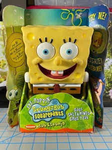 Nickelodeon Mattel Eye-Poppin' Spongebob Squarepants Action Figure Vintage - Picture 1 of 12