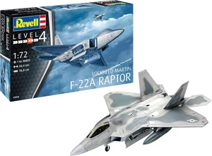- 03858 Lockheed Martin F-22A Raptor Kit Modelo, Escala 1:72 - Foto 1 di 12