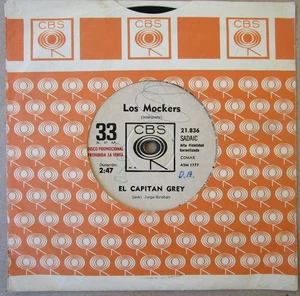 LOS MOCKERS 7" PROMO El Capitan Grey TOP RARE Uruguay LATIN Garage PSYCH - Picture 1 of 3