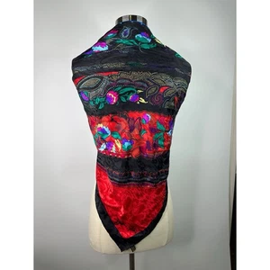 Vintage Diane Freis 100% Silk Square Colorful Classic Square Scarf - Picture 1 of 10