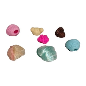 LOL Surprise Dolls WIG HAIR Lot Replacement Vibes Secret Agents 7 Wigs - Picture 1 of 2