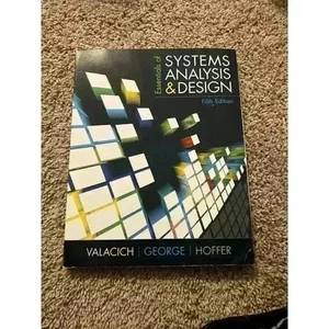 Essentials of Systems Analysis & Design 5th Edition | Hoffer, Valacich, George - Picture 1 of 5