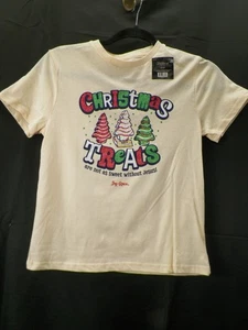 Joy & Grace Kinder T-Shirt Christmas Treats Are Not As Sweet Without Jesus Gr. XS - Bild 1 von 6