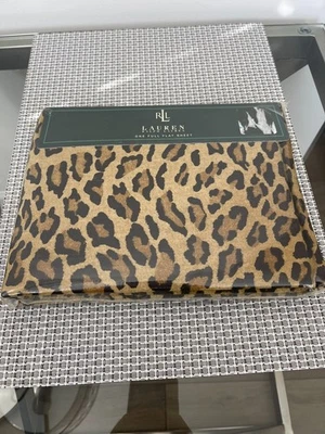 Sábana plana completa Ralph Lauren Aragon Home - Neutra - 100 % algodón peinado - EE. UU. Foto 1 de 3