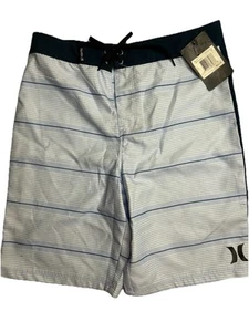 HURLEY BOYS SHORTS SIZE 14 PSYCHIC BLUE BATHING SUIT NEW - Picture 1 of 8