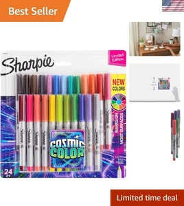 Marcadores permanentes de color cósmico ultrafino: 24 bolígrafos de secado rápido resistentes a la decoloración - Imagen 1 de 10