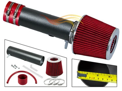BCP RW RED For 04-06 MDX/05-06 Odyssey/06-08 Pilot V6 Ram Air Intake Kit+Filter - Image 1 of 3