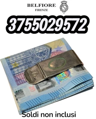 Fermasoldi Belfiore Argento 925 Smalto Verde  - Immagine 1 di 4