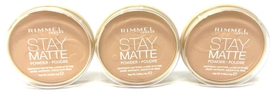 (3) Rimmel Stay Matte Powder New In Packaging 0.49 oz Each 006 - Warm Beige - Image 1 of 3