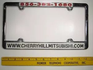 Marco de matrícula de DISTRIBUIDOR MITSUBISHI Cherry Hill NJ Z24A - Imagen 1 de 1