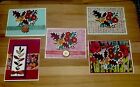 Cartes florales Stampin Up faites main printemps-été automne - Lot de 5