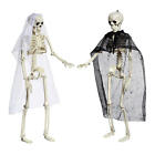 Halloween Human Skeleton Model Full Body Halloween Grave Decor Abstract Art