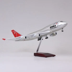 Juguete modelo de avión extra grande Northwest Airlines escala 1/150 - Imagen 1 de 4