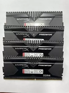 Kingston HyperX Predator 16GB Kit (4x4GB) 2666MHz DDR4 HX426C13PB2K4/16 RAM - Picture 1 of 4