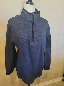 Men’s Pullover Fleece Beverly Hills Polo Club 1/4 Zip Size Large Overcoat - Picture 1 of 6