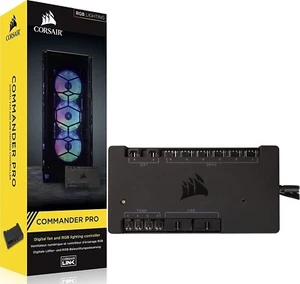 Ventilateur numérique Corsair et contrôleur d'éclairage RGB Commander Pro - Photo 1/3