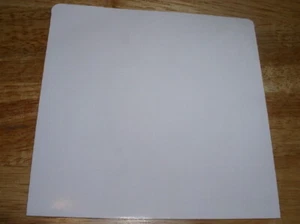 100 NEW 18PT 5 1/8 " WHITE CARDBOARD CD DVD SLEEVES SF09, MADE IN USA,FREE SHIP - Picture 1 of 1