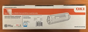 OKI 46861307 Toner cyan pour C834 C844 - Photo 1/1