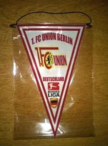 1. FC UNION BERLIN - DEUTSCHLAND - Fußball - Fußball Wimpel - Größe 37 x 24 cm - Bild 1 von 1