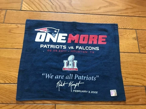 Super Bowl LI 51 - New England Patriots Rally towel!! 6x Champs LIII! Tom Brady! Cover