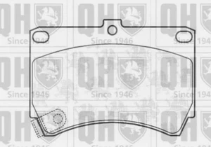 Set pastiglie freno BP567 Quinton Hazell adatte per MAZDA 121 323 DEMIO TOP QUALITY OE SPEC - Foto 1 di 2