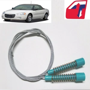 Fits 96-06 Chrysler Sebring Convertible Left or Right Rear Regulator Cable Kit - Foto 1 di 4