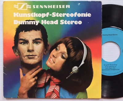 Sennheiser - Dummy Head Stereo 7" Vinyl Hi Fi Set Up Demonstration record - Image 1 of 4