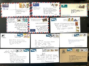 SOUTH AFRICA / RSA 1990s Lot of 12 Superb Commercial Covers to USA - Picture 1 of 2