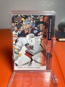 2020-21 Series1 Hockey Elvis Merzlikins Debut Dates - Picture 1 of 3