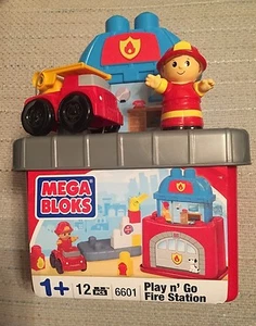 Mega Bloks Play n' Go Fire Station #6601 - NIB - Picture 1 of 2