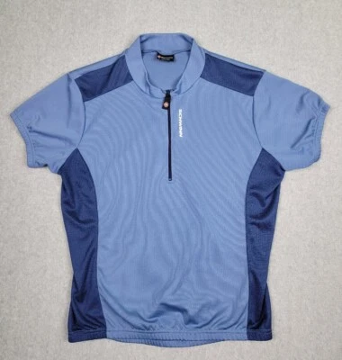 Schwinn Women’s  CYCLING JERSEY Back Pockets 1/2 Zip Stretch Short Sleeve Small - Image 1 of 4