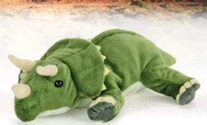 Colorata Triceratops Plush Dinosaur Toy -Lying Soft Stuffed Animal W27cm(10.6in) - Picture 1 of 6