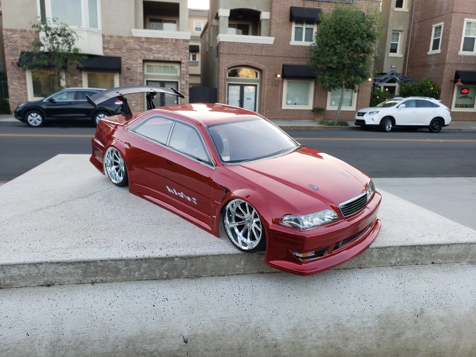 Pintura personalizada 200 mm 1/10 Toyota JZ100 4Tec2 drift HPI DC10 YD2 MST TT02 solo carrocería Foto 1 de 4