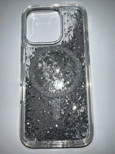 BRAND NEW Case-Mate iPhone 16 Pro MagSafe Case, Silver Waterfall, Lifetime Wrnty - Picture 1 of 5