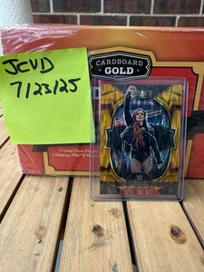 2023 panini Select WWE Becky Lynch Gold Prizms Concourse #/10 - Picture 1 of 3