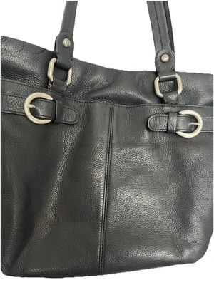 Giani Bernini Soft Pebble Leather Shoulder Bag Purse Super Soft Nicely Used  - Image 1 of 4