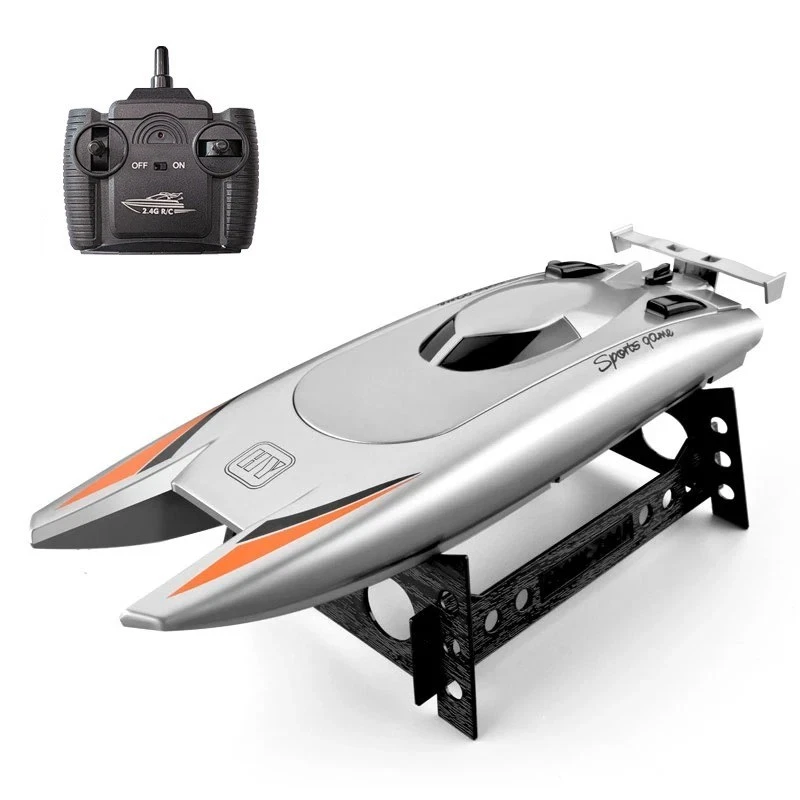 2.4G RC High Speed Racing Boat Waterproof Double Motor Remote Control Speedboat - Image 1 of 3