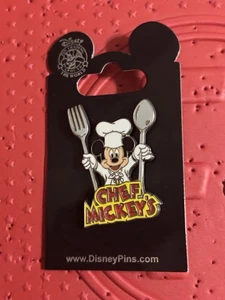 Prendedor Disney Chef Mickey's Sparkle Mickey Mouse Tenedor y Cuchara WDW 2007 - Imagen 1 de 3