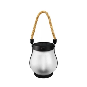 Lámpara colgante LED solar recargable con llama impermeable luces exteriores con/llamas - Imagen 1 de 1