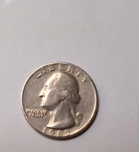 Rare 1965 Quarter No Mint Mark-Tremendous Error - Picture 1 of 2