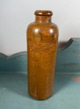 Antique Miniature Dutch Spirit Bottle Stoneware Erven Lucas Bois 11.5cm